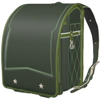 本体の色：グリーンのランドセル