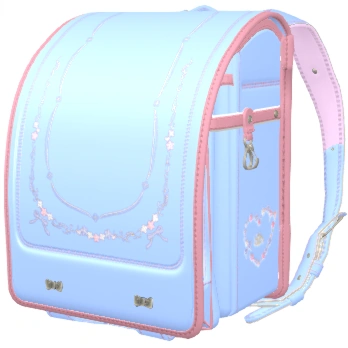 本体の色：アイスブルーのランドセル